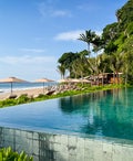 Rosewood Mandarina poolside and ocean view