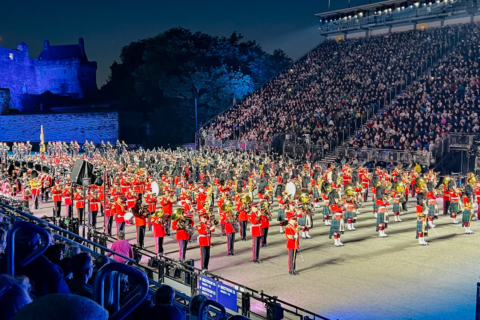 Bagpipers at the Royal Edinburgh Military Tattoo.