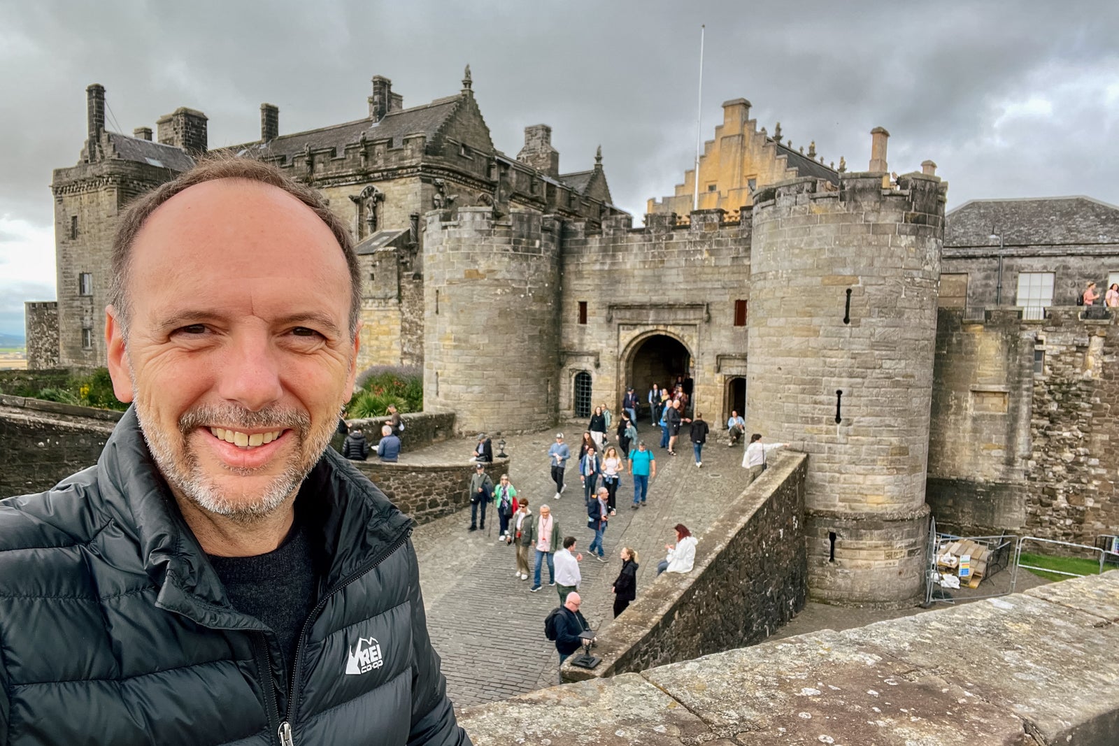 TPG's Gene Sloan at Stirling Castle in Scotland.
