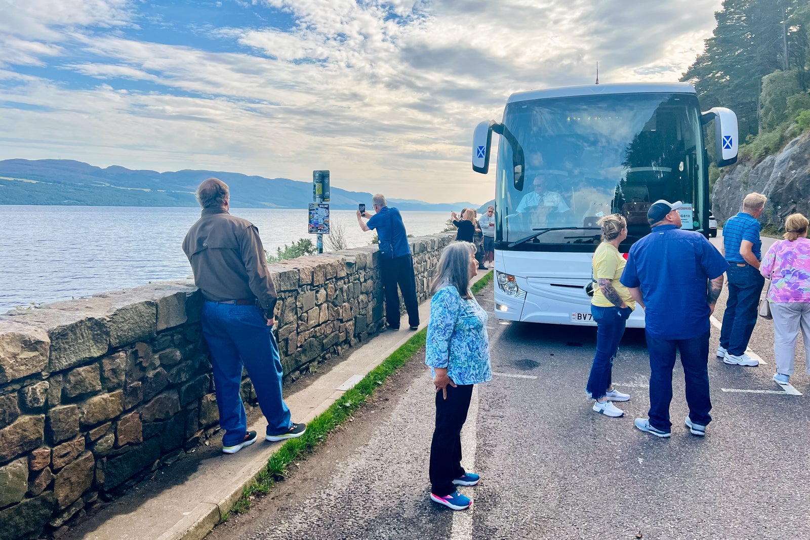 Searching for Nellie at Loch Ness.