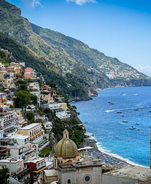 building along coastline