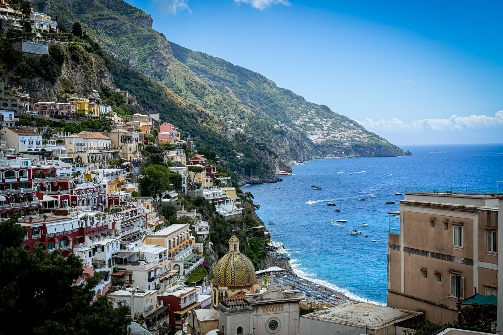 building along coastline