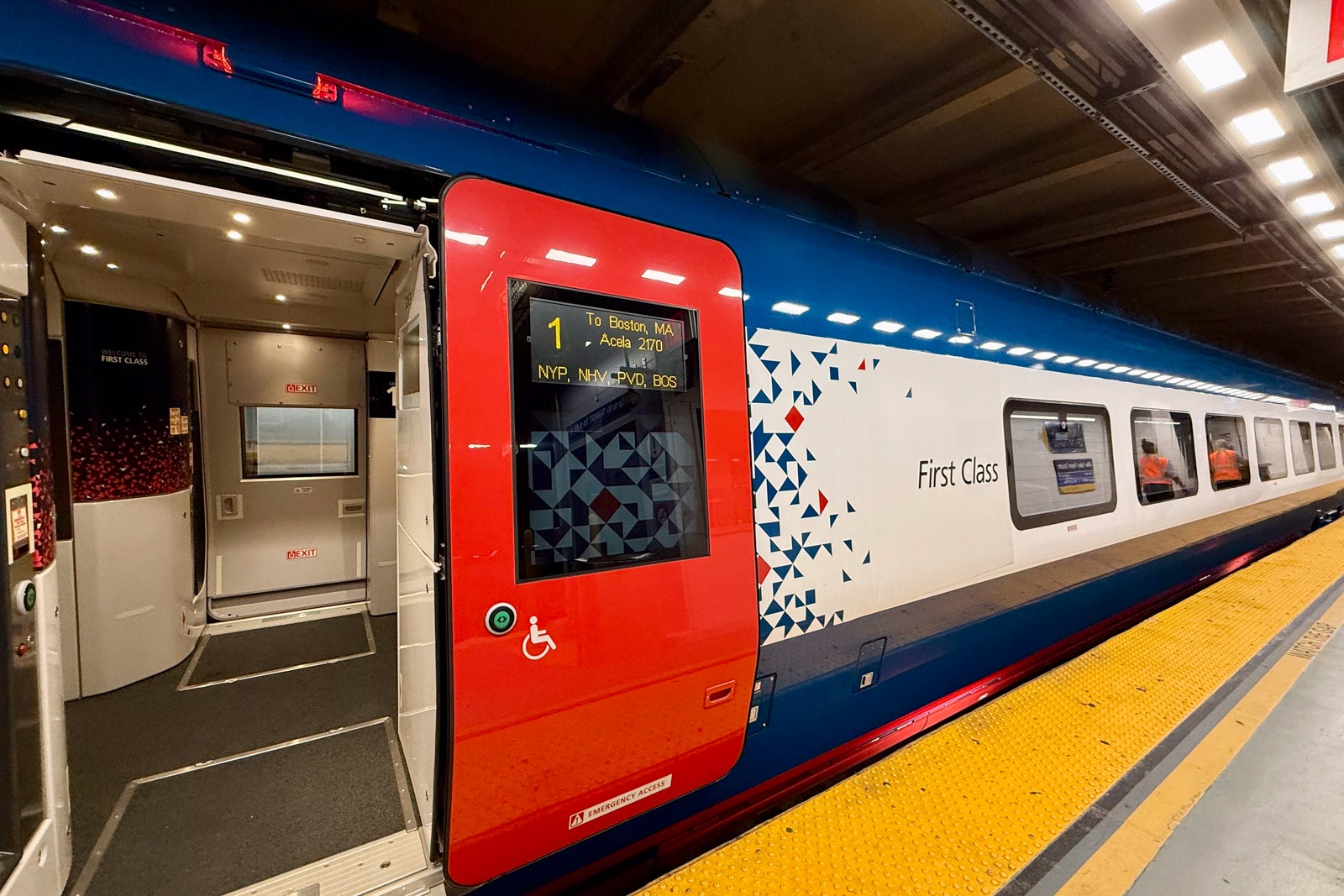 Amtrak’s new and long-awaited Acela shines in Northeast Hall debut