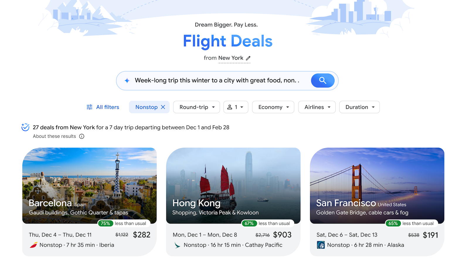 flight deals page