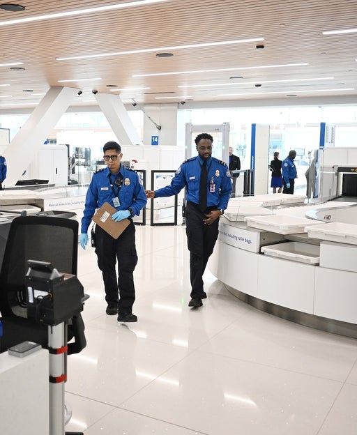 new east security checkpoint