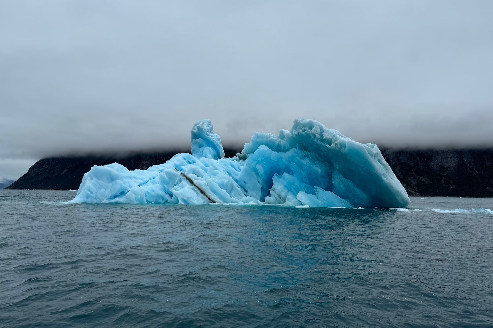 An iceberg in Nuuk fjord, Greenland