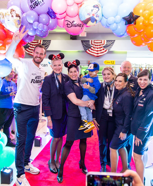 TPG's "Best Flight Ever" Make-A-Wish event
