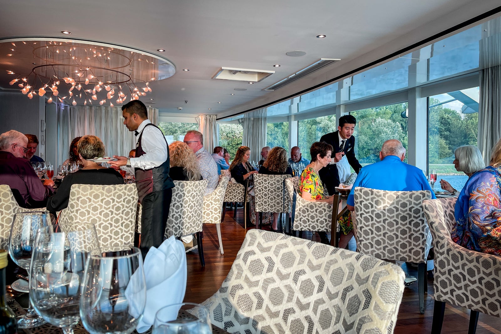 AmaLucia Chef's Table at sunset