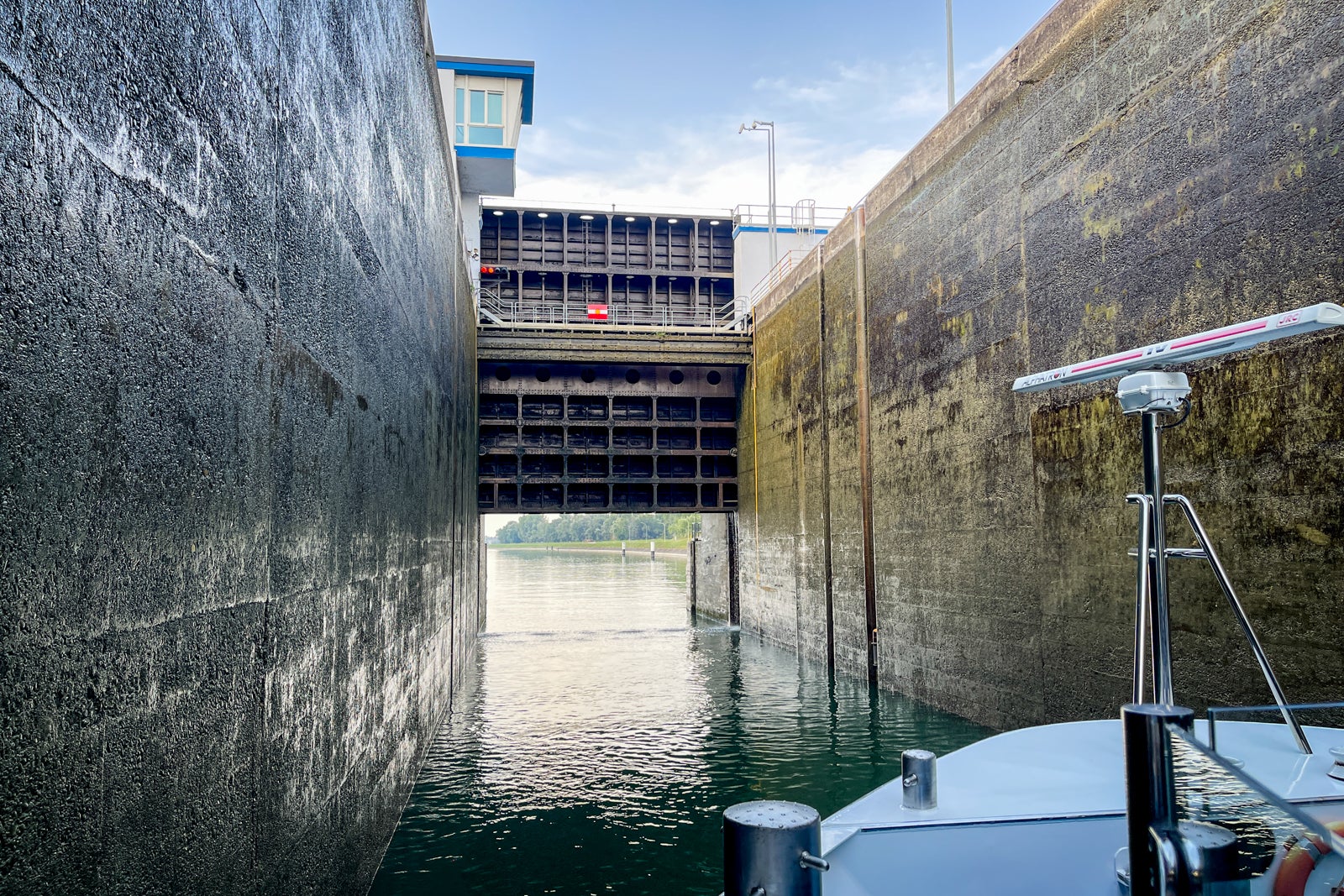 Rhine River locks
