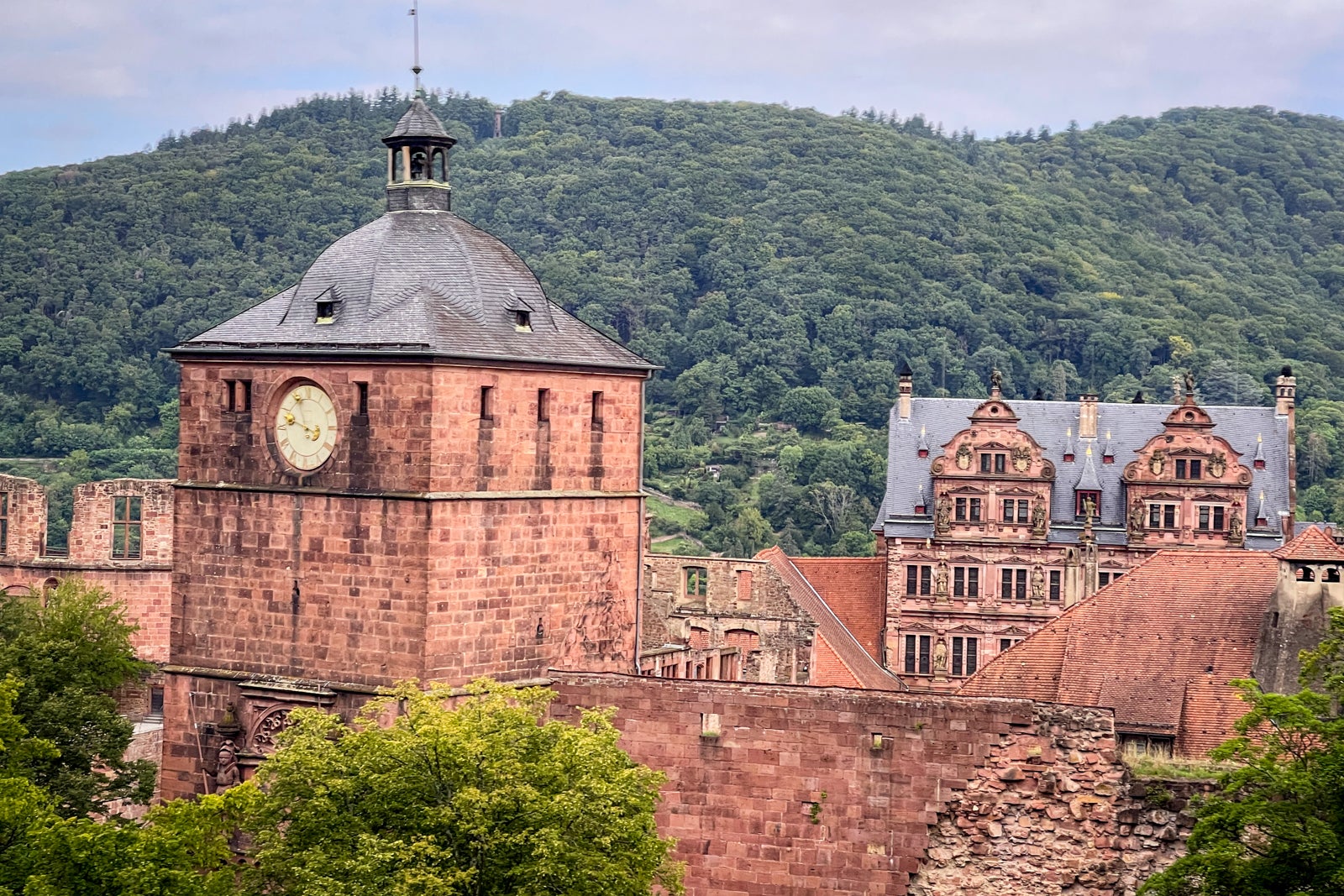 Exterior of Germany's Heidelberg Castle