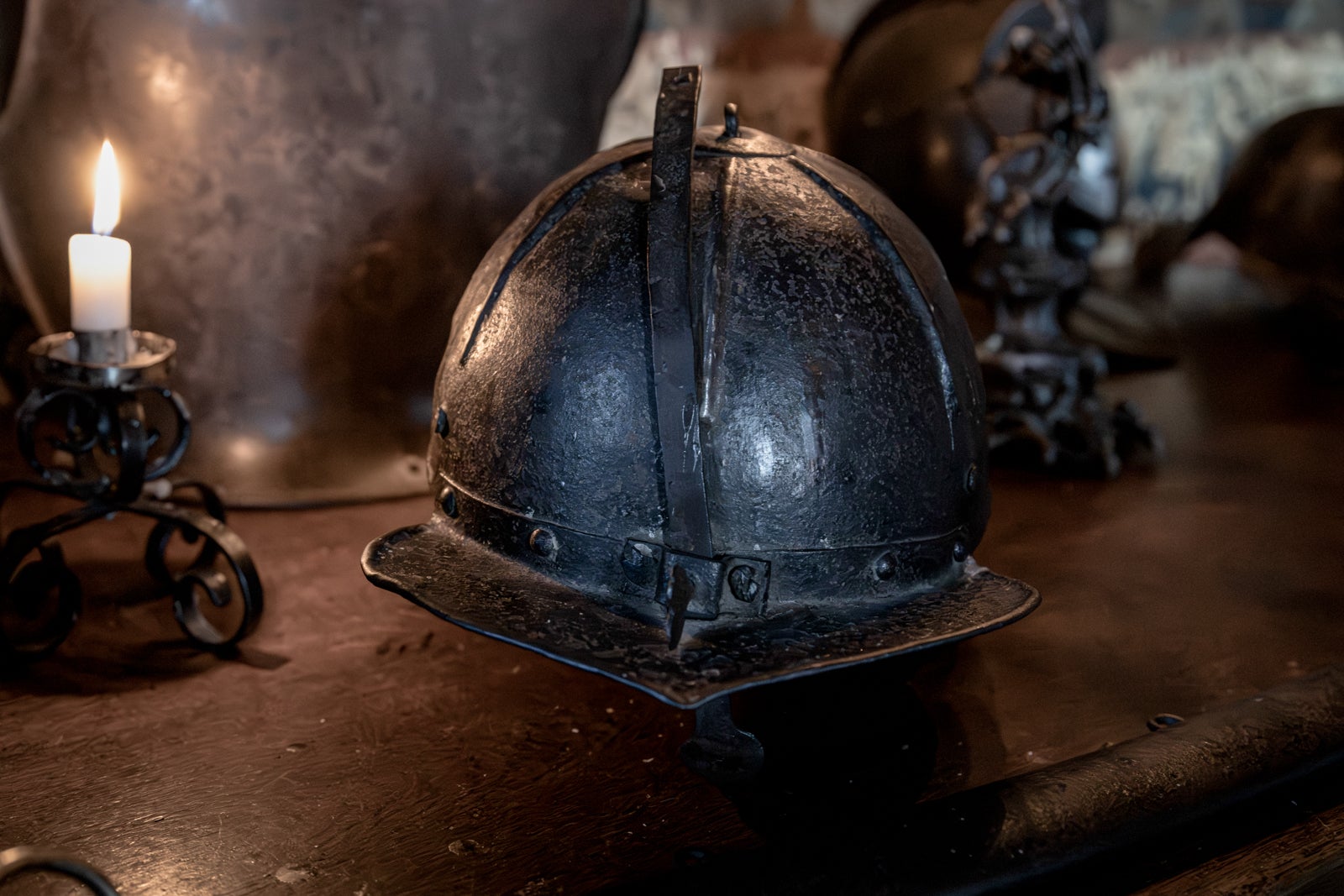 Armor on display at Lahneck Castle
