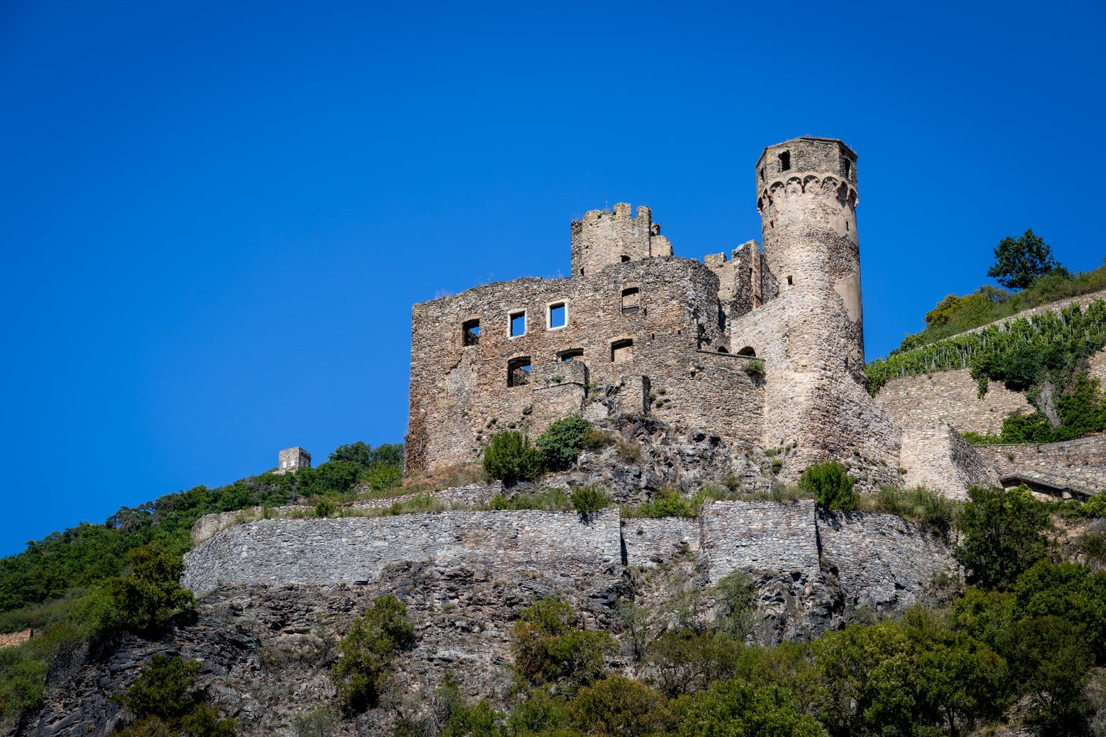 Rhine River Gorge castle