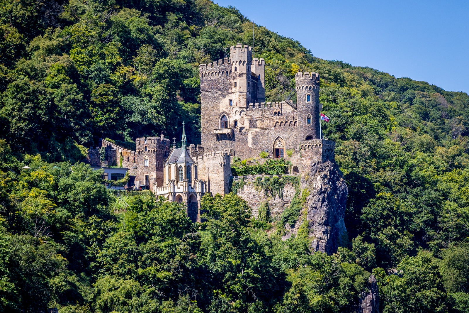 Rhine River Gorge castle
