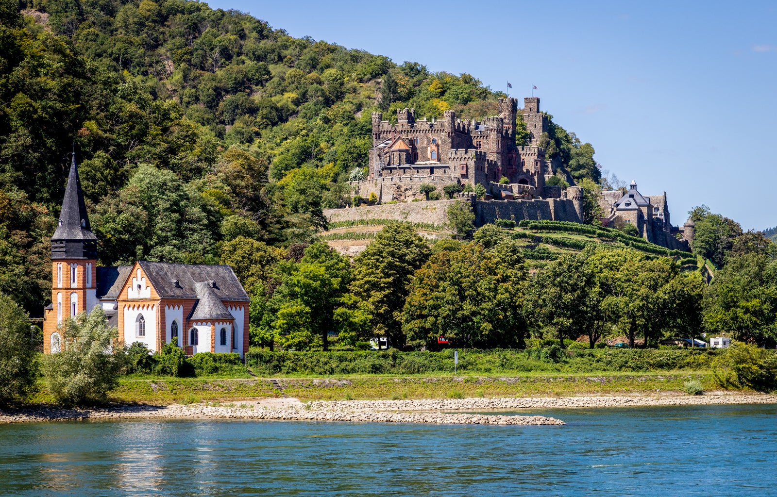 Rhine River Gorge castle