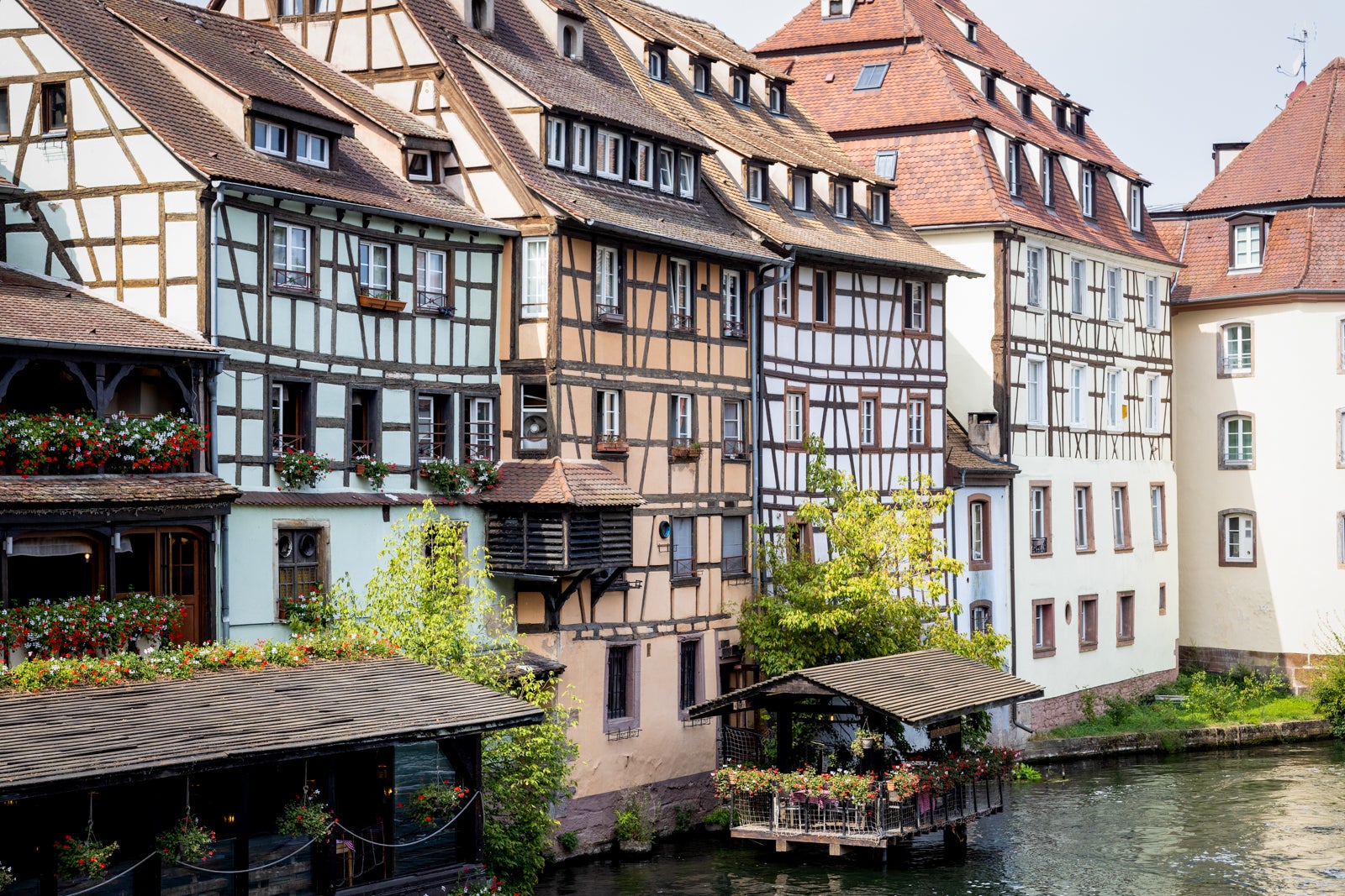 Strasbourg, France canal