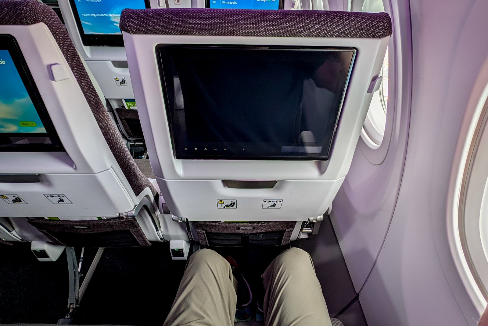 Aer Lingus A321XLR economy class