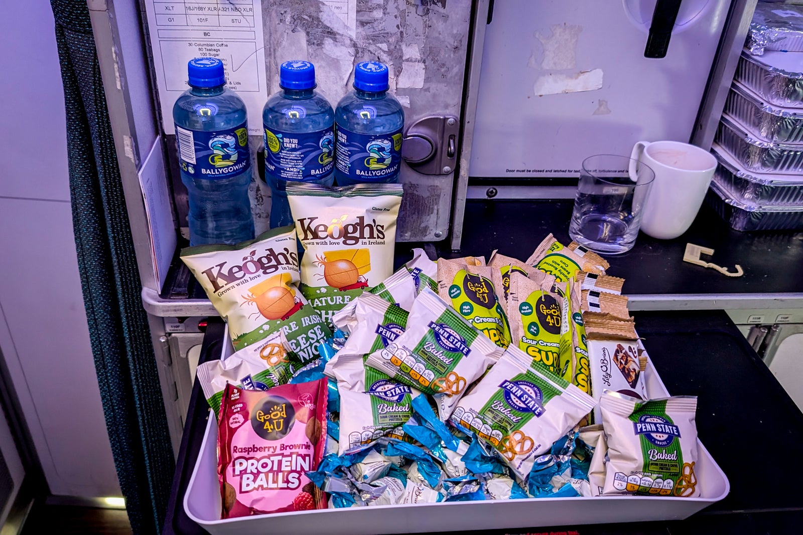 Aer Lingus A321XLR meals