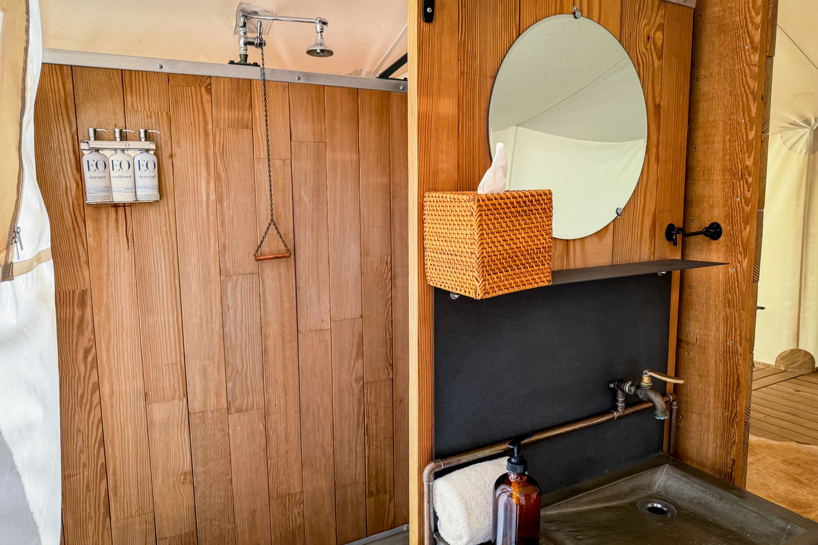 pull-handle shower