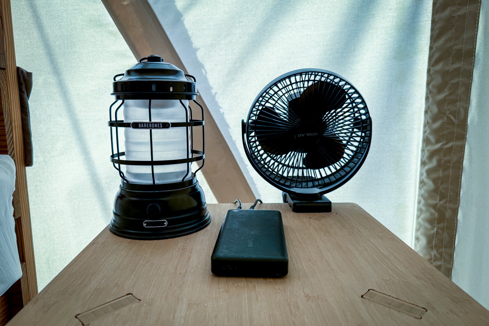 lantern and fan