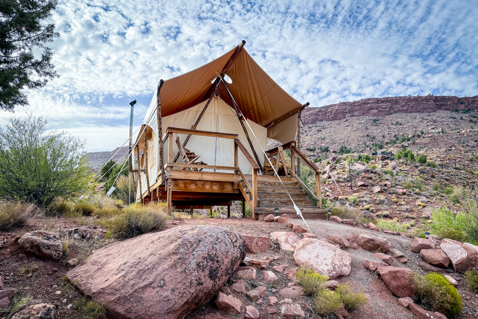 glamping tent