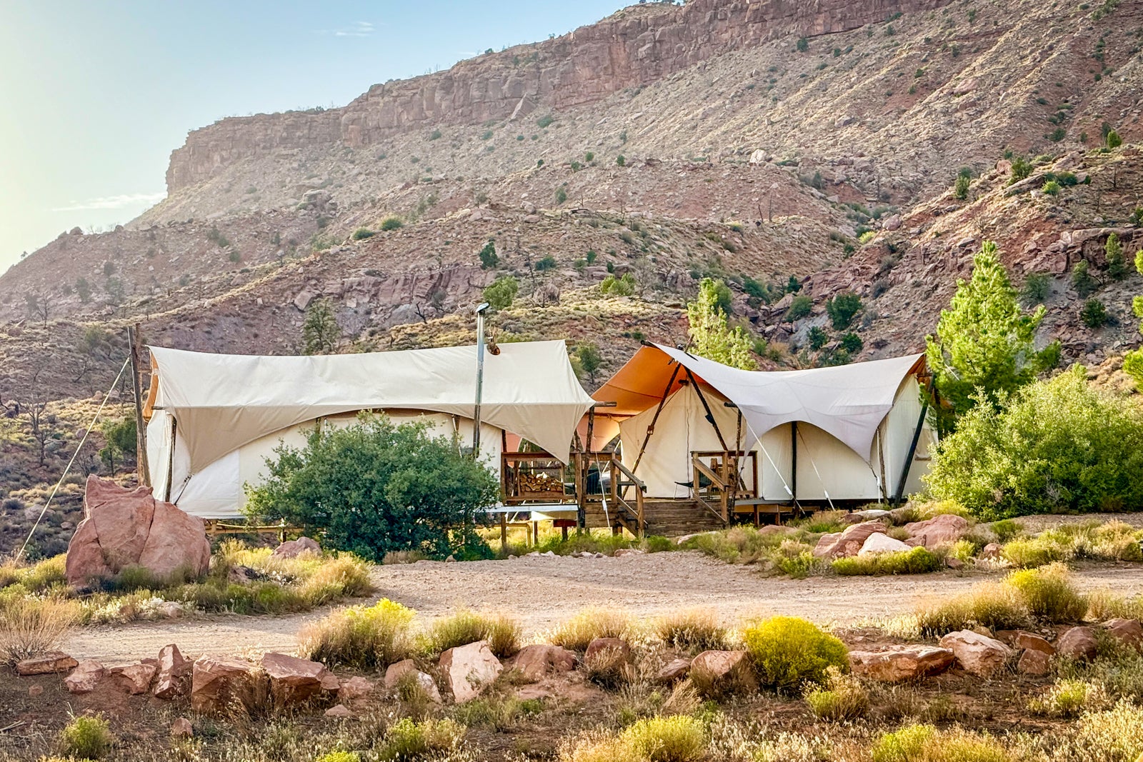 glamping tent