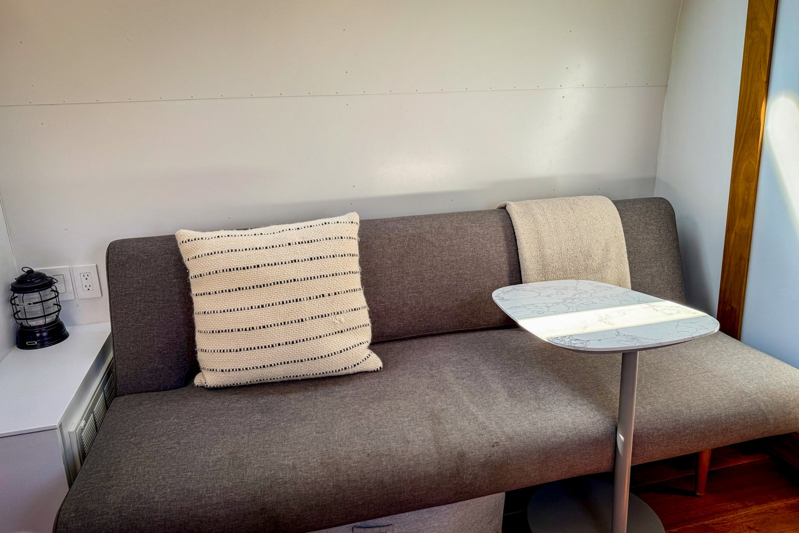 couch and small table
