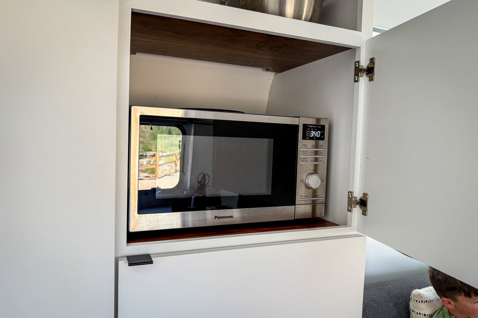 microwave in an airstream