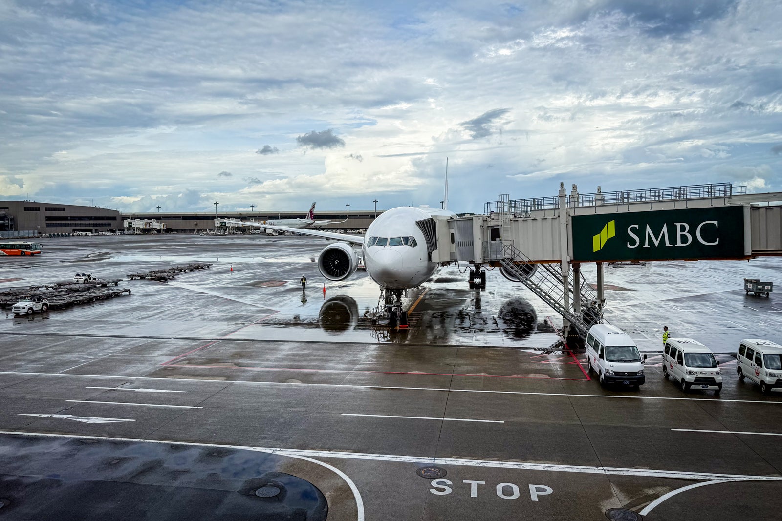 JAL plane at terminal