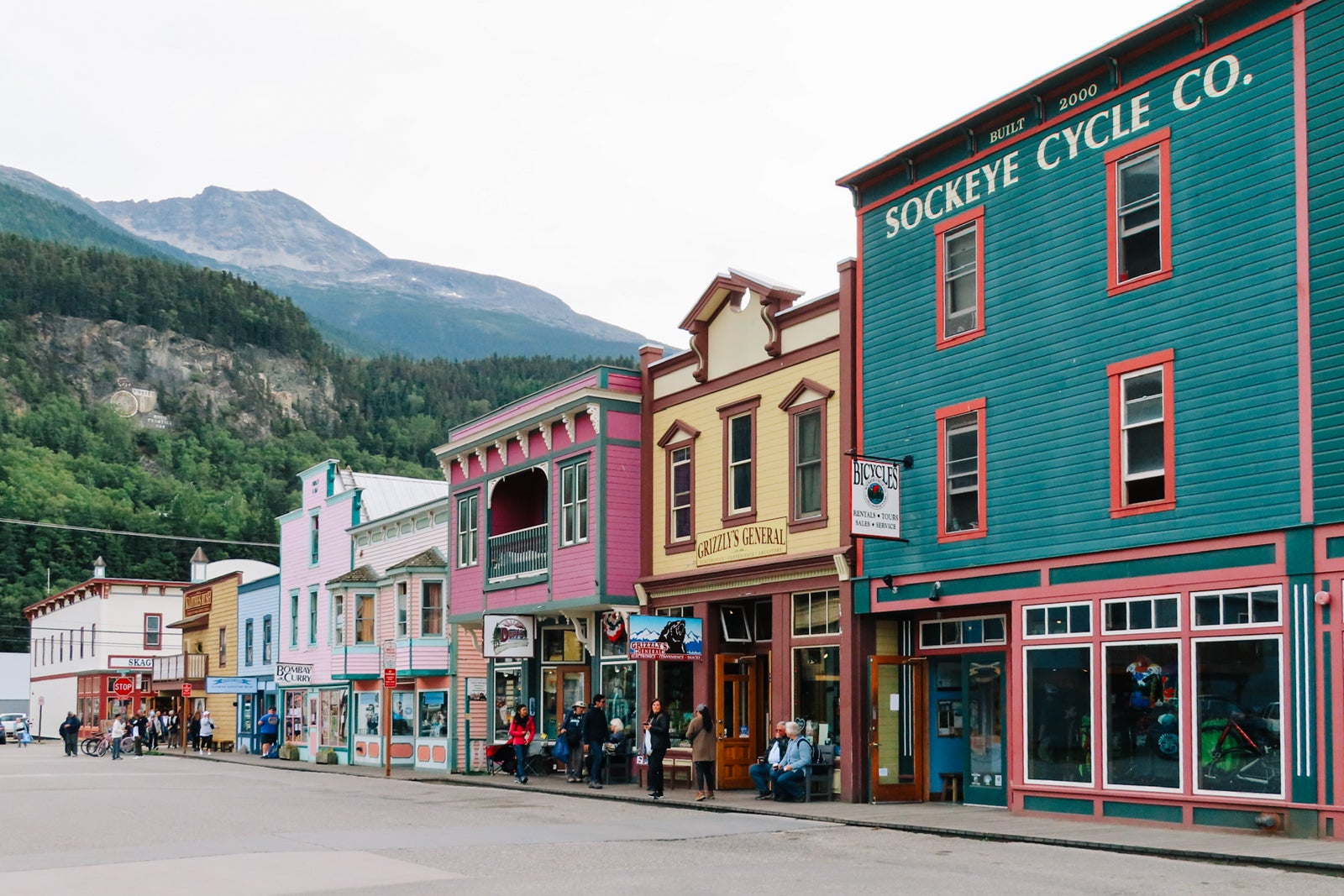 downtown skagway