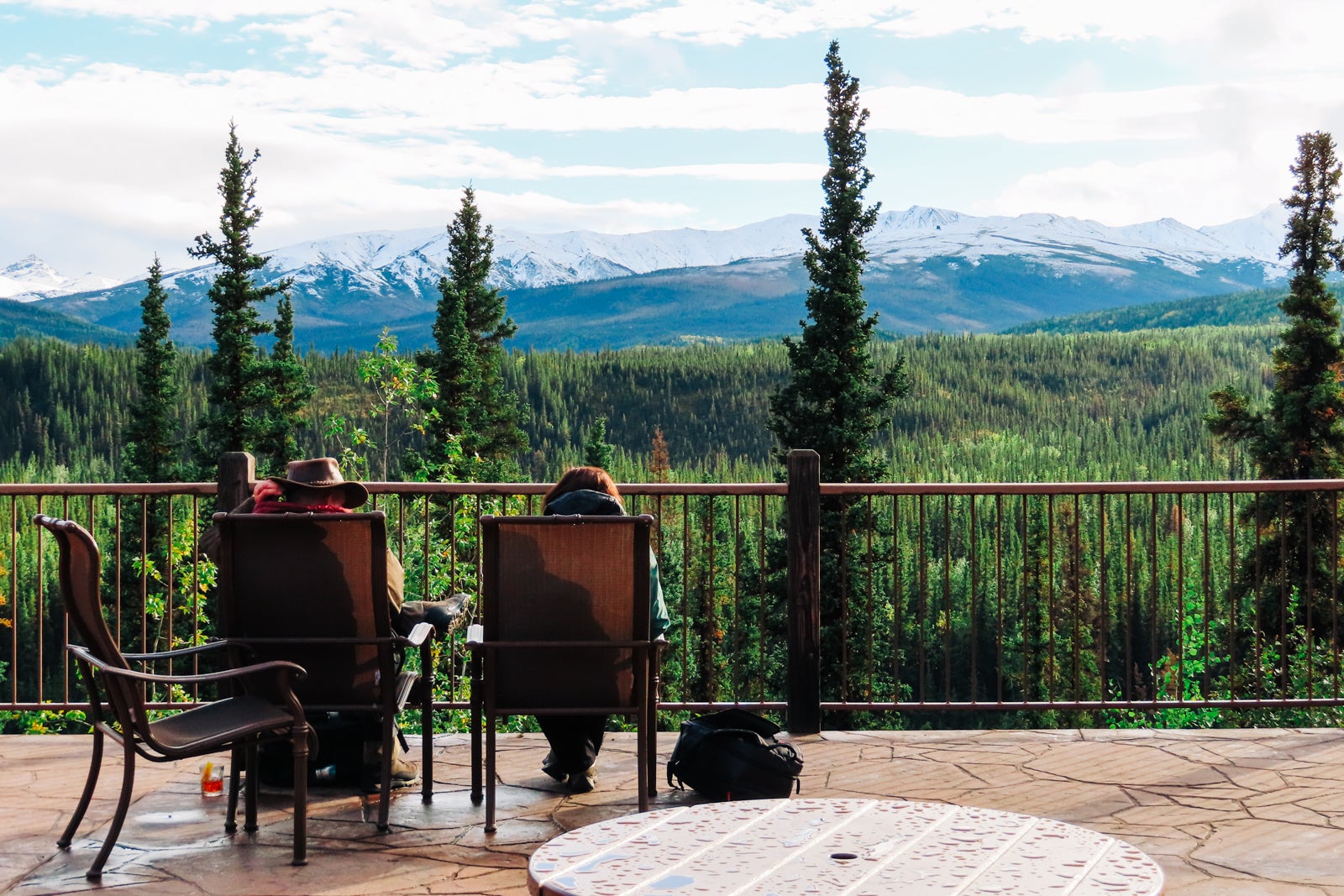 The view from Denali Princess Wilderness Lodge