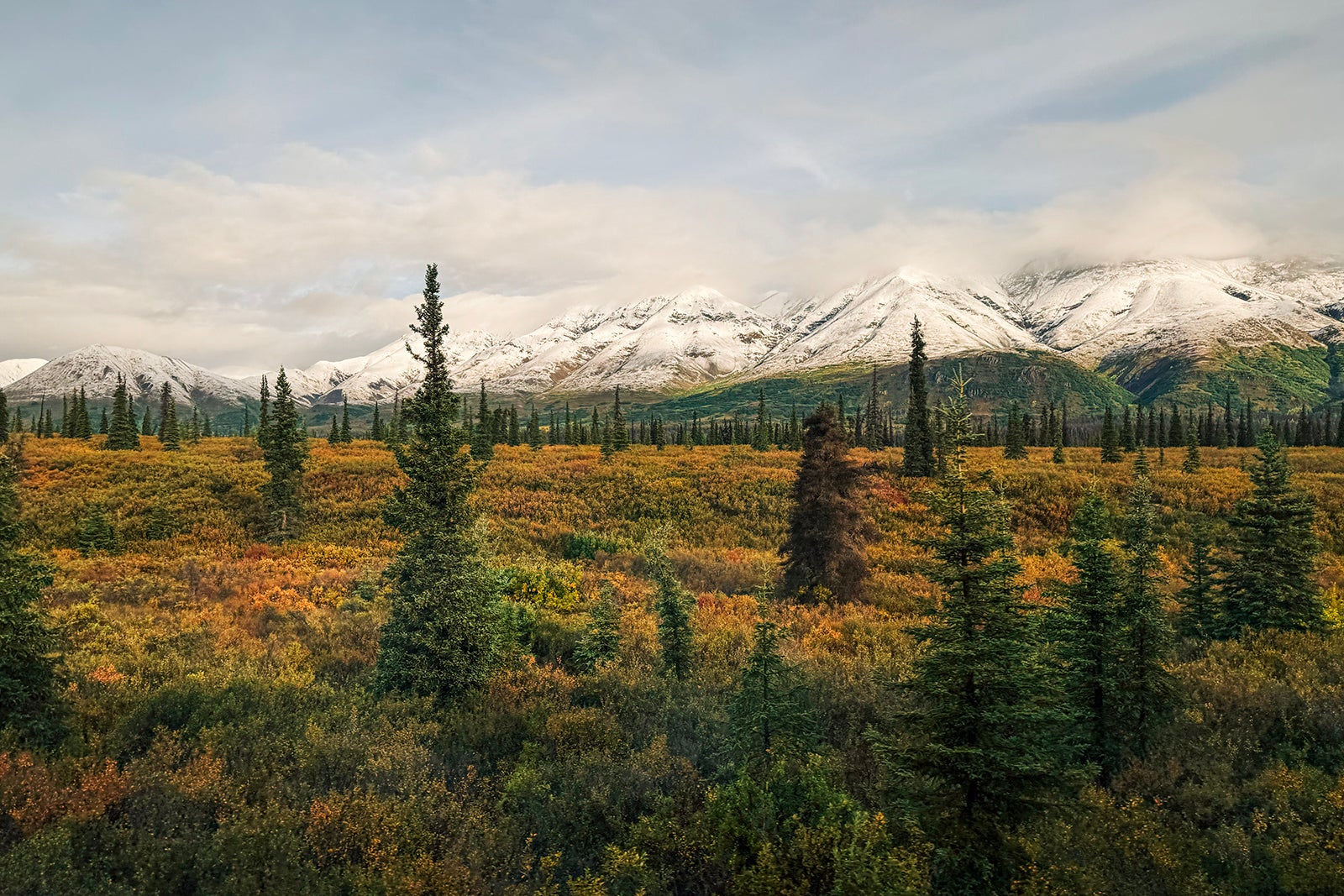 view of mountains with snow