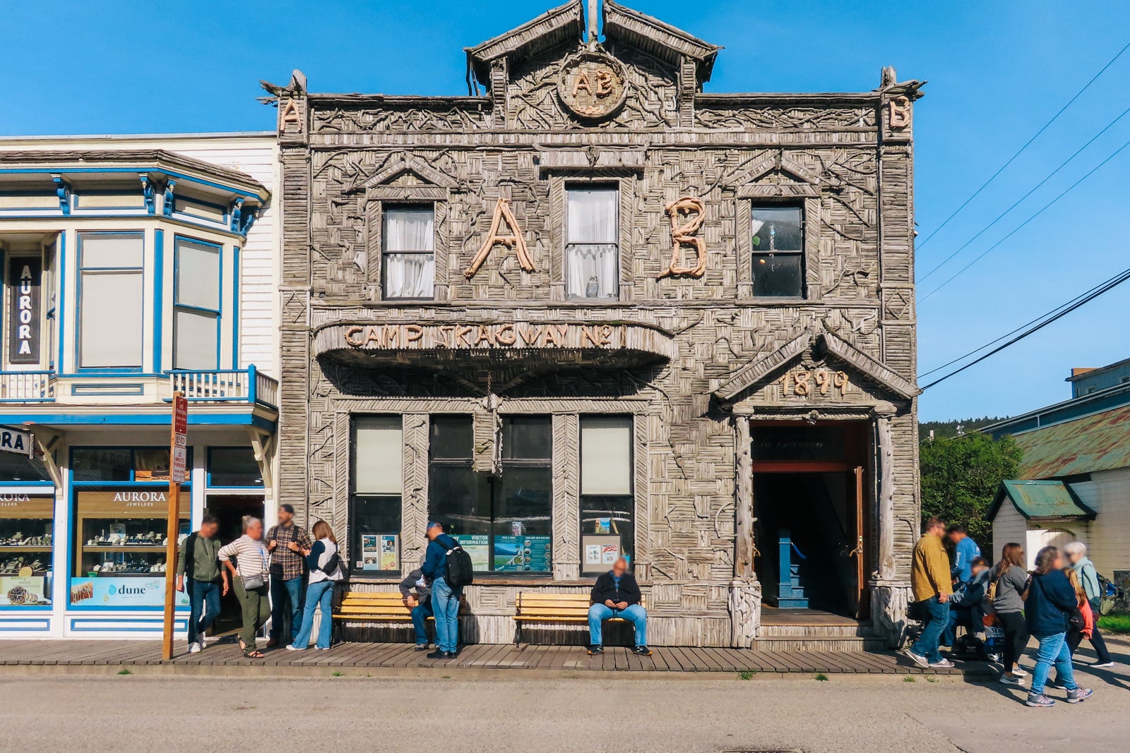building made from twigs