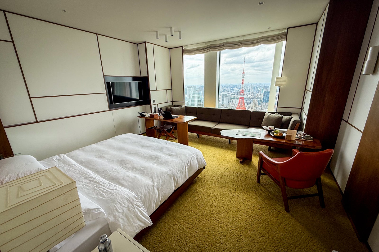 Room with a view at the Andaz Tokyo.
