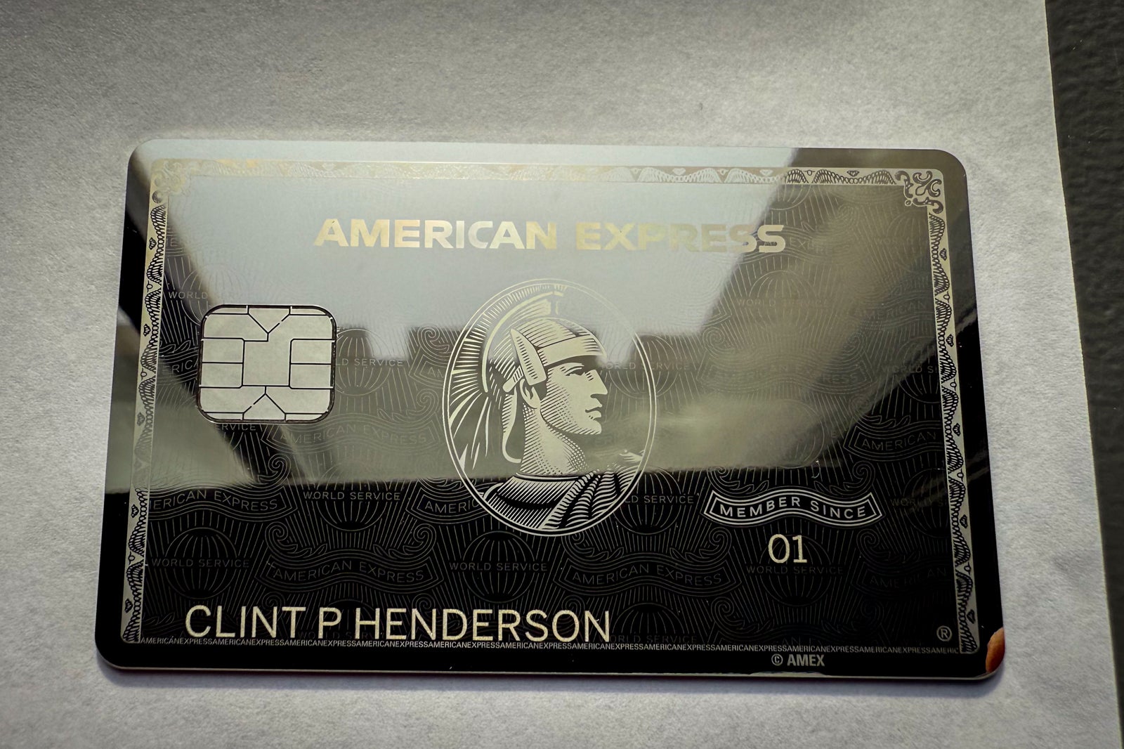 AMERICAN EXPRESS アメックス プラチナカード型 ミラー5枚セット