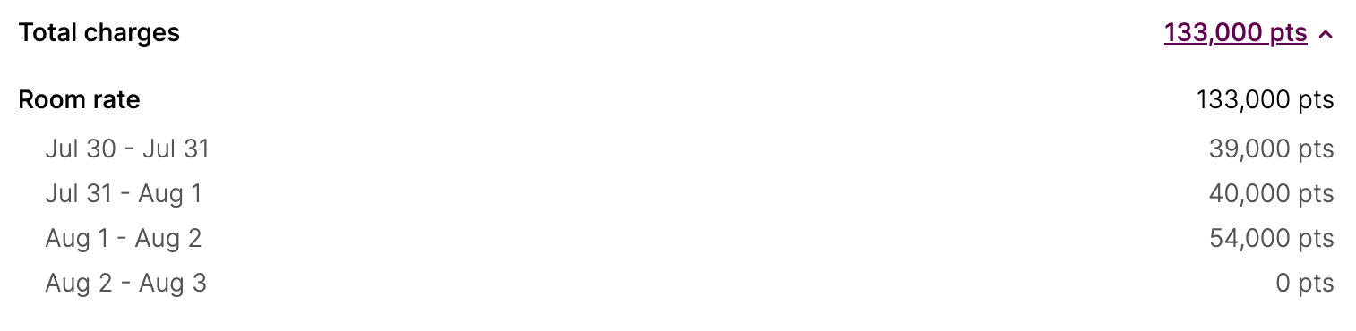 IHG fourth night free example