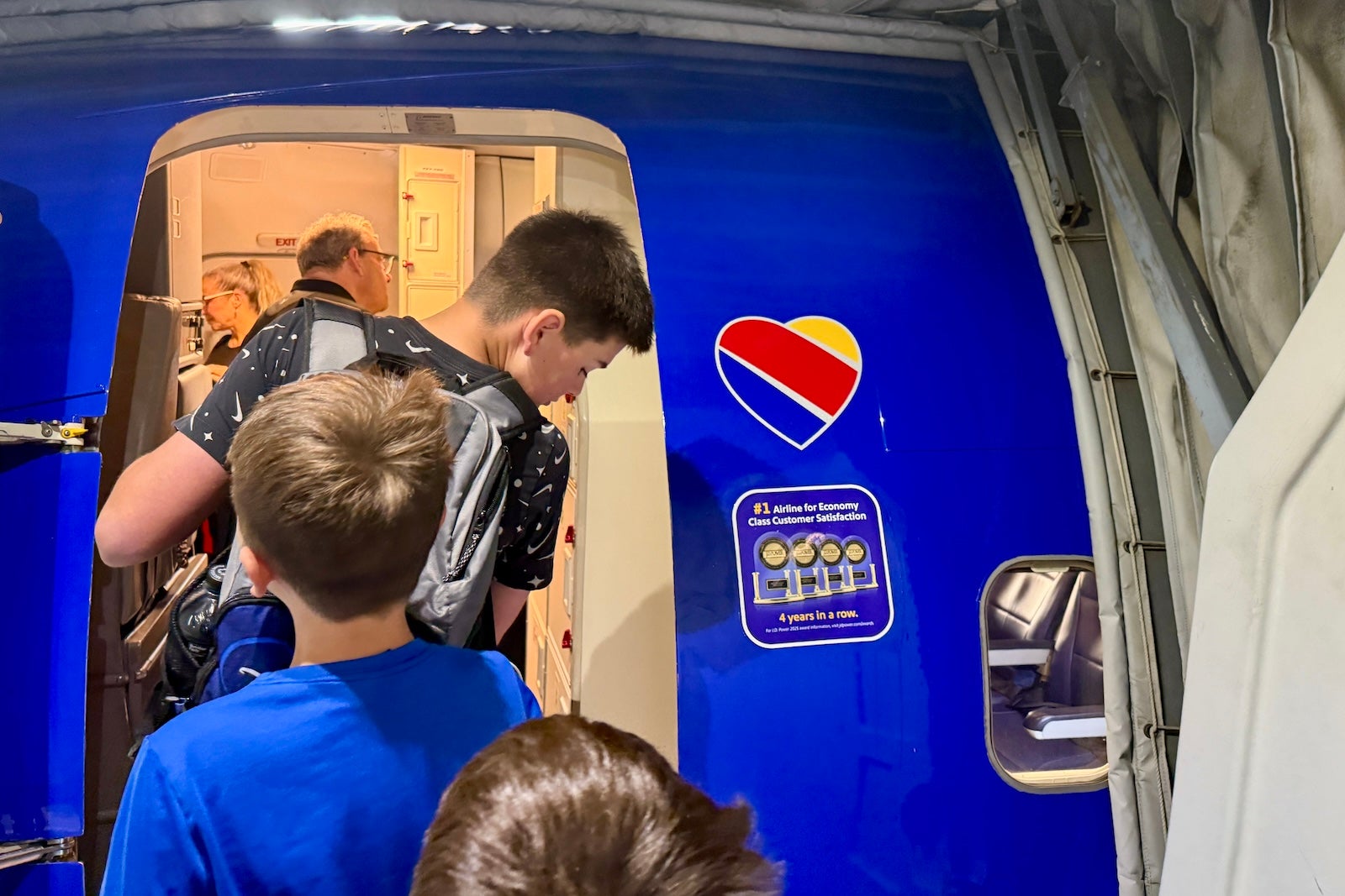 boarding Southwest Airlines