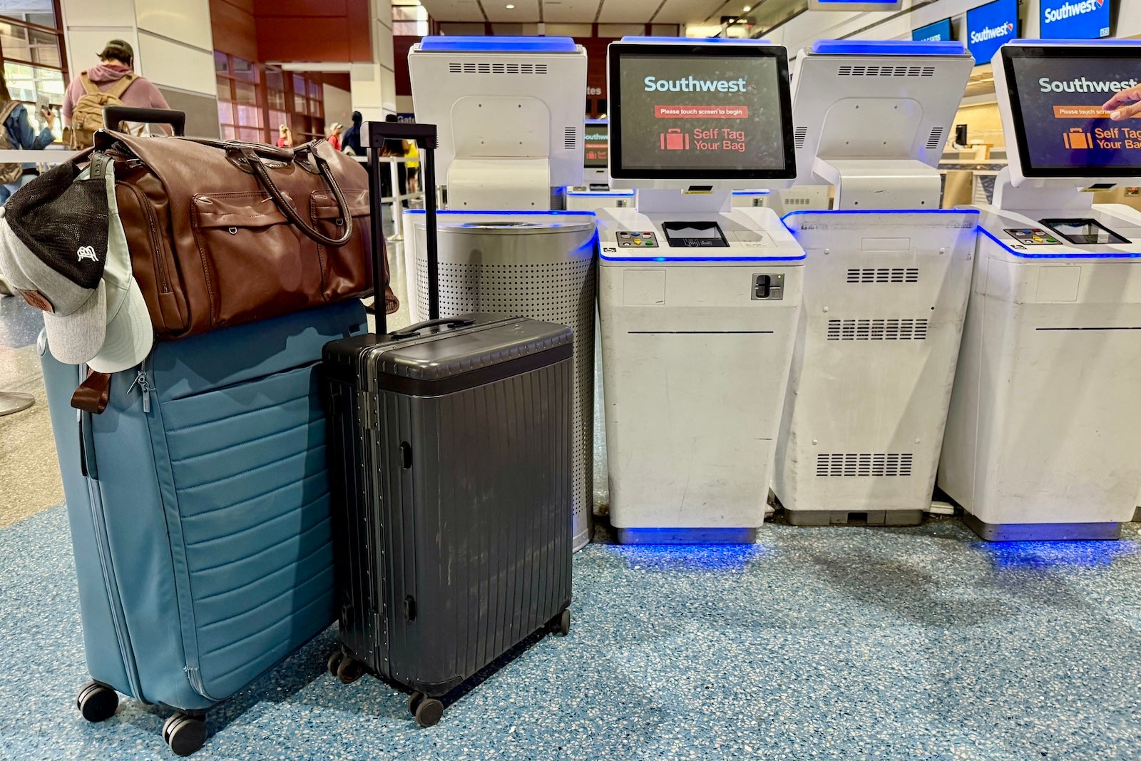luggage at the airport