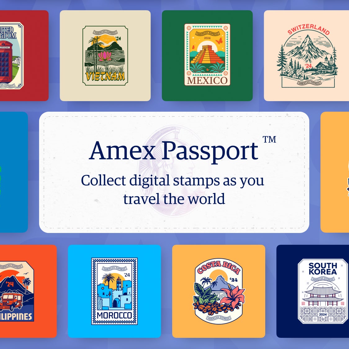 Amex app promo material