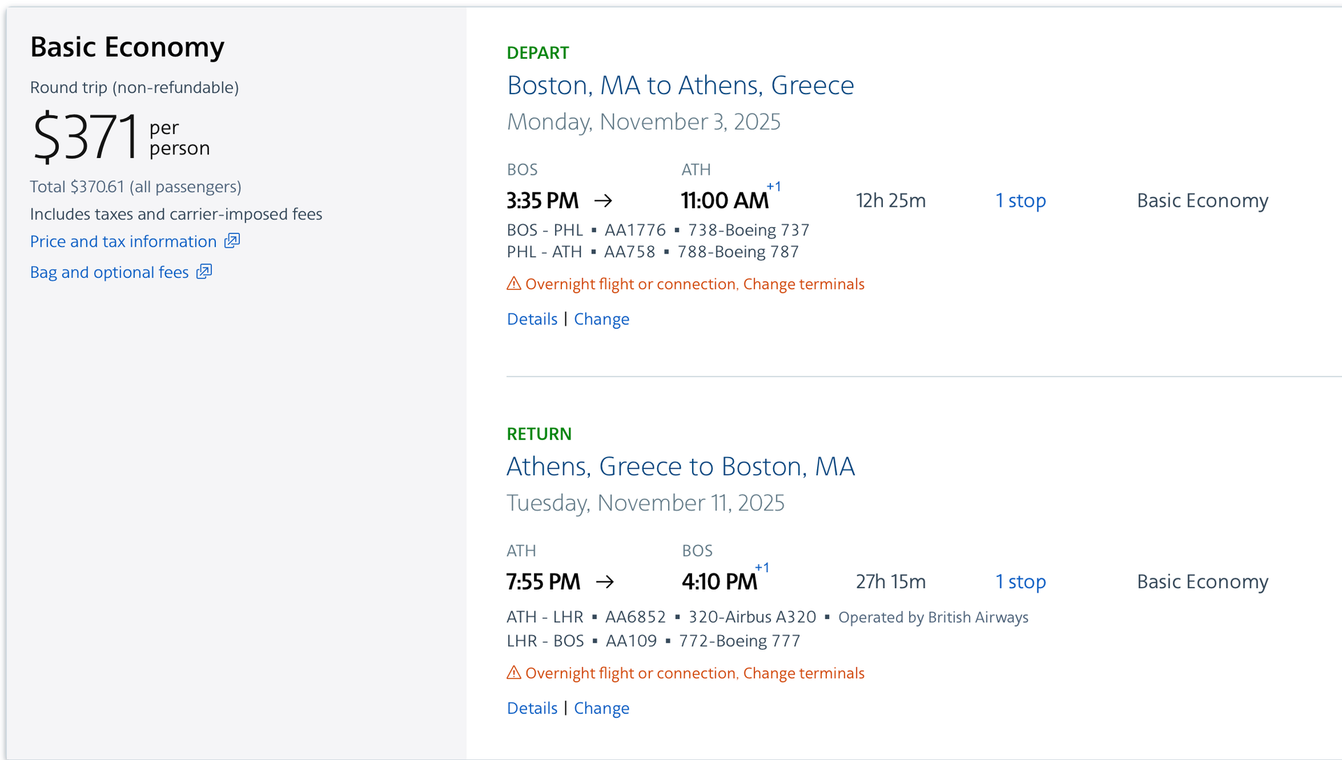 American Airlines deals to Europe: Fly to select European cities from