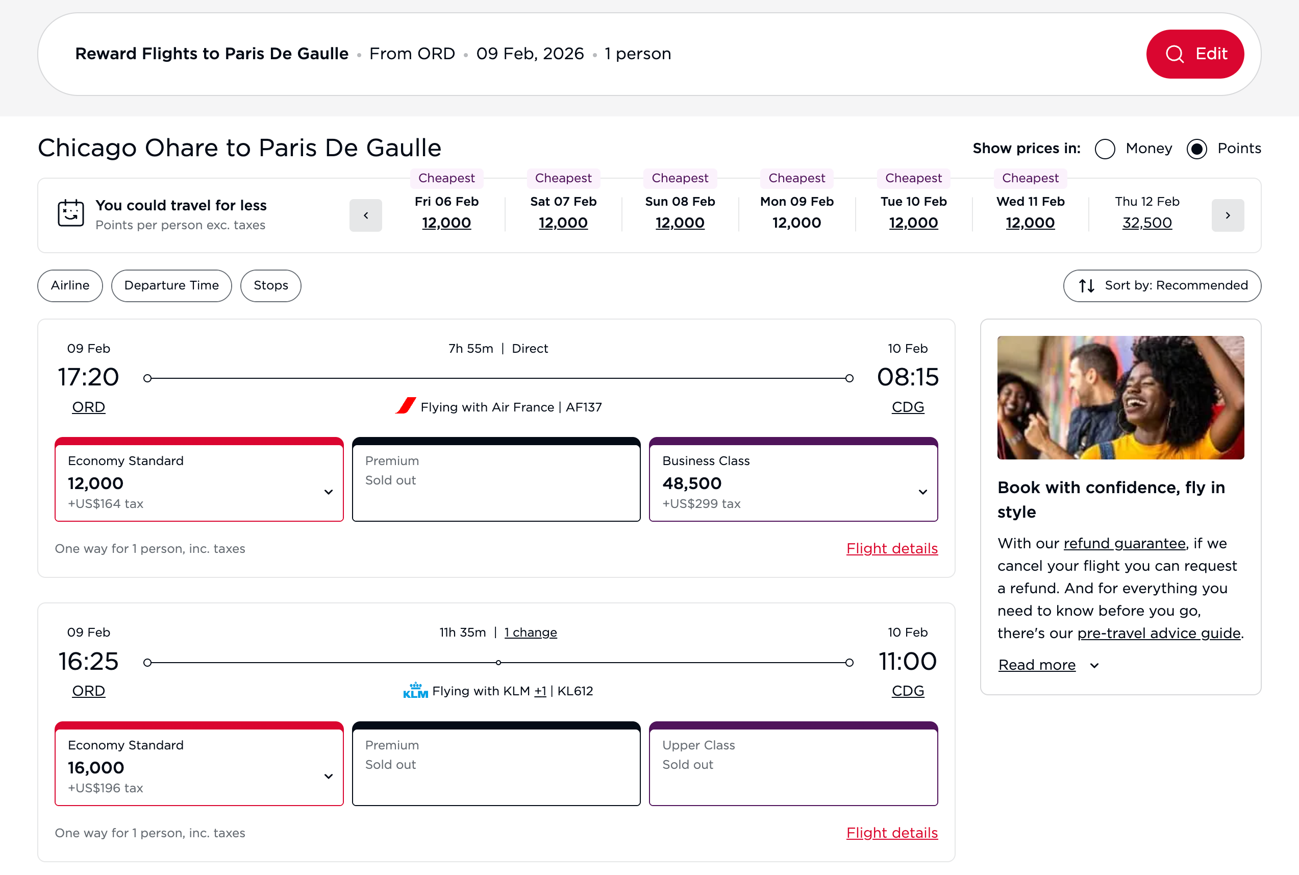 Virgin Atlantic screenshot