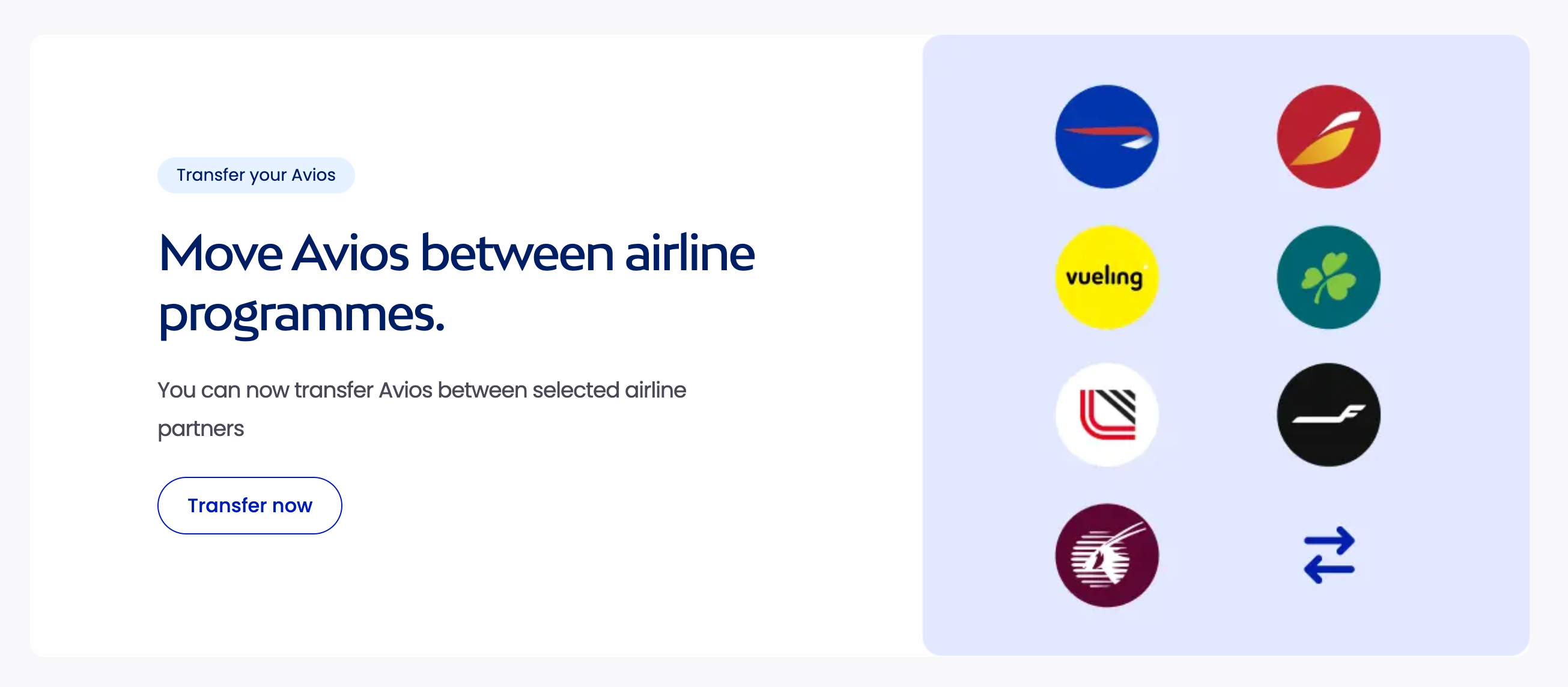 Avios transfer tool