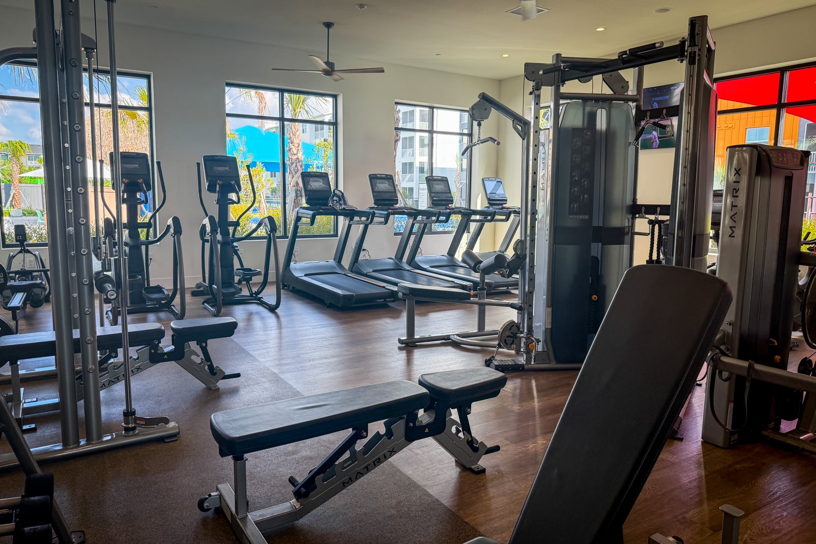 hotel fitness center