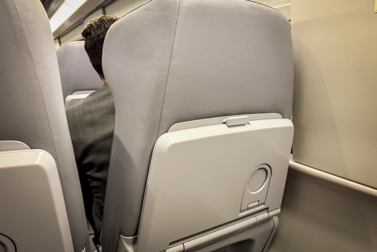 seat on nextgen acela train
