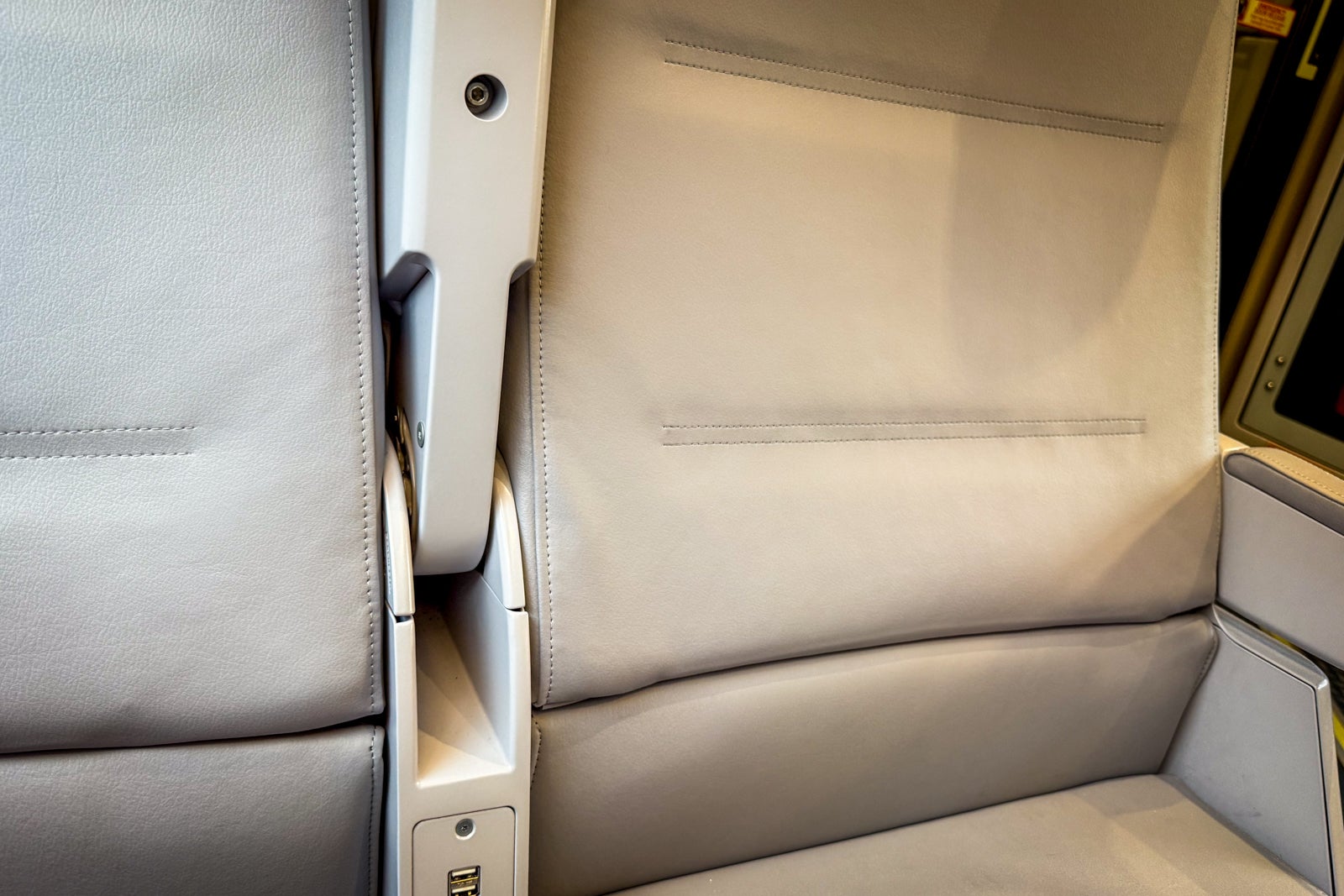 seat on nextgen acela train