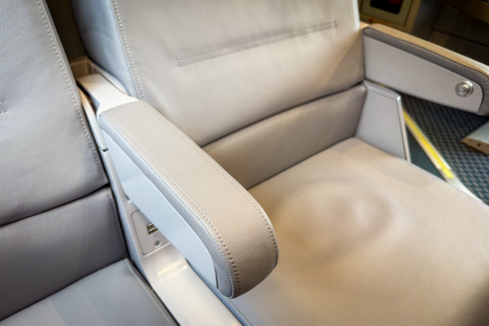 seat on nextgen acela train