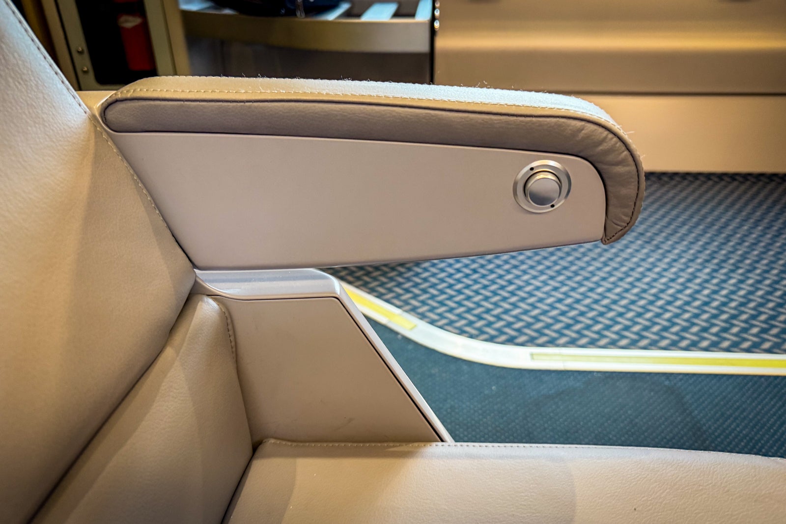 seat on nextgen acela train