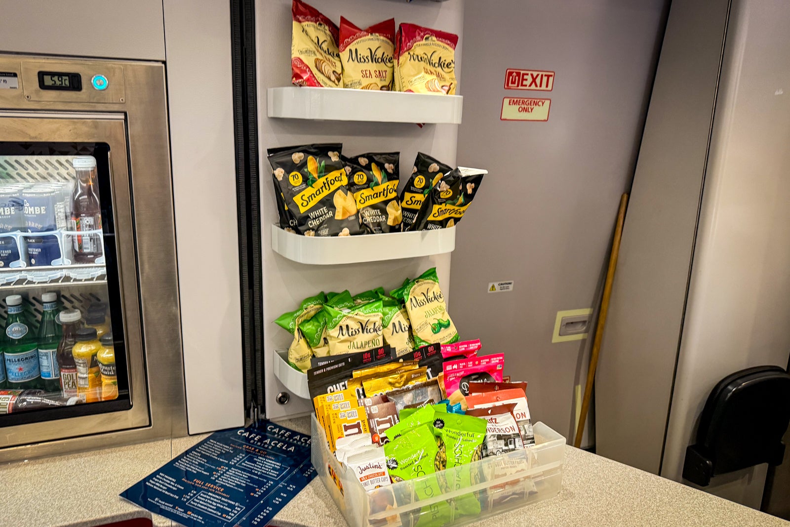 acela nextgen train cafe car