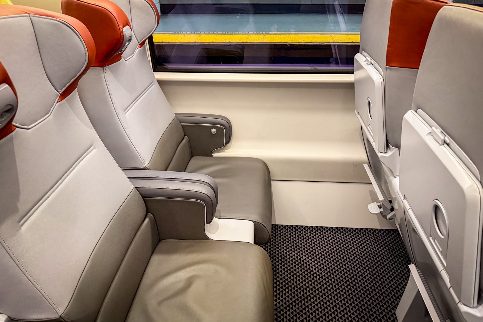 seat on acela nextgen train