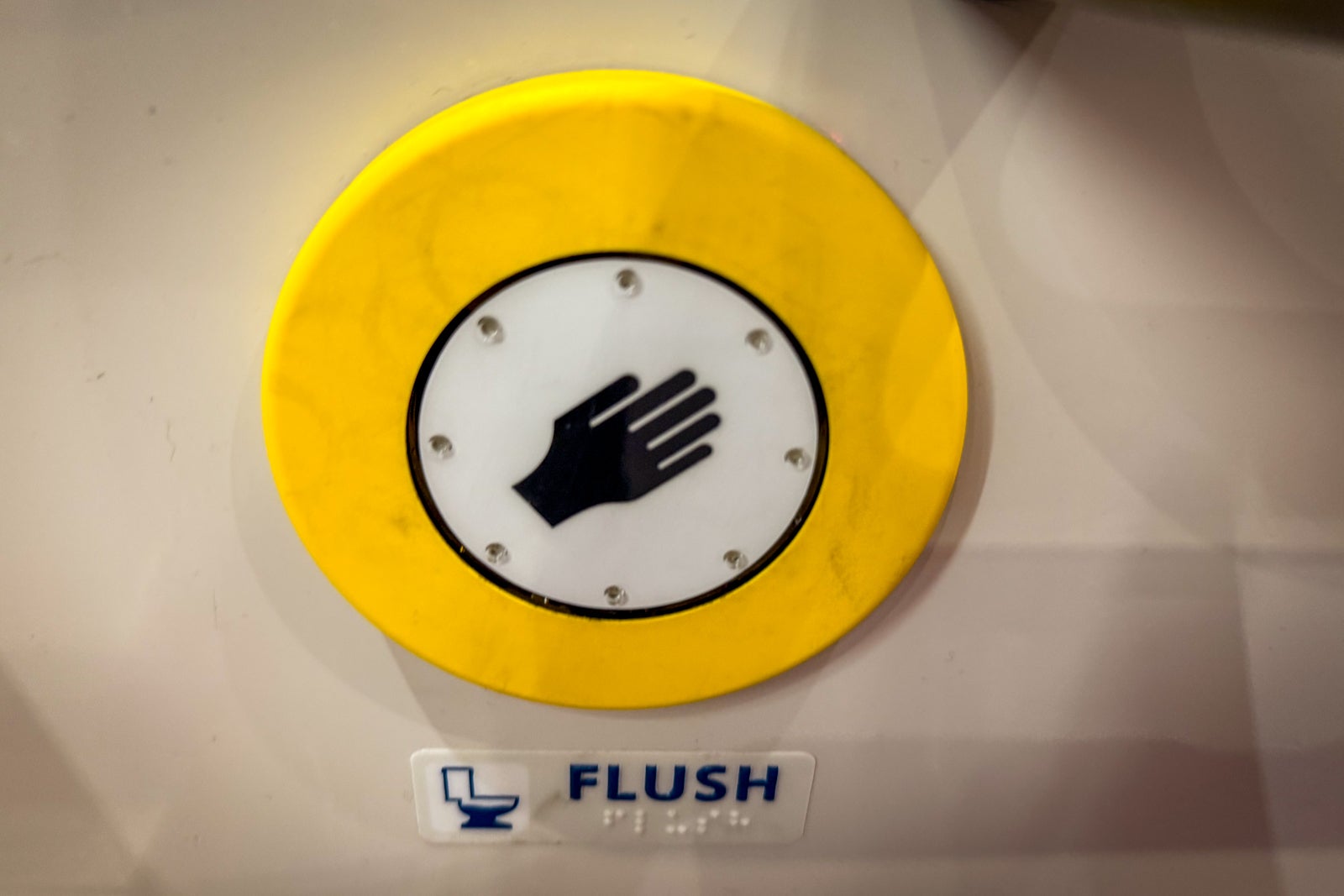 bathroom on acela nextgen train