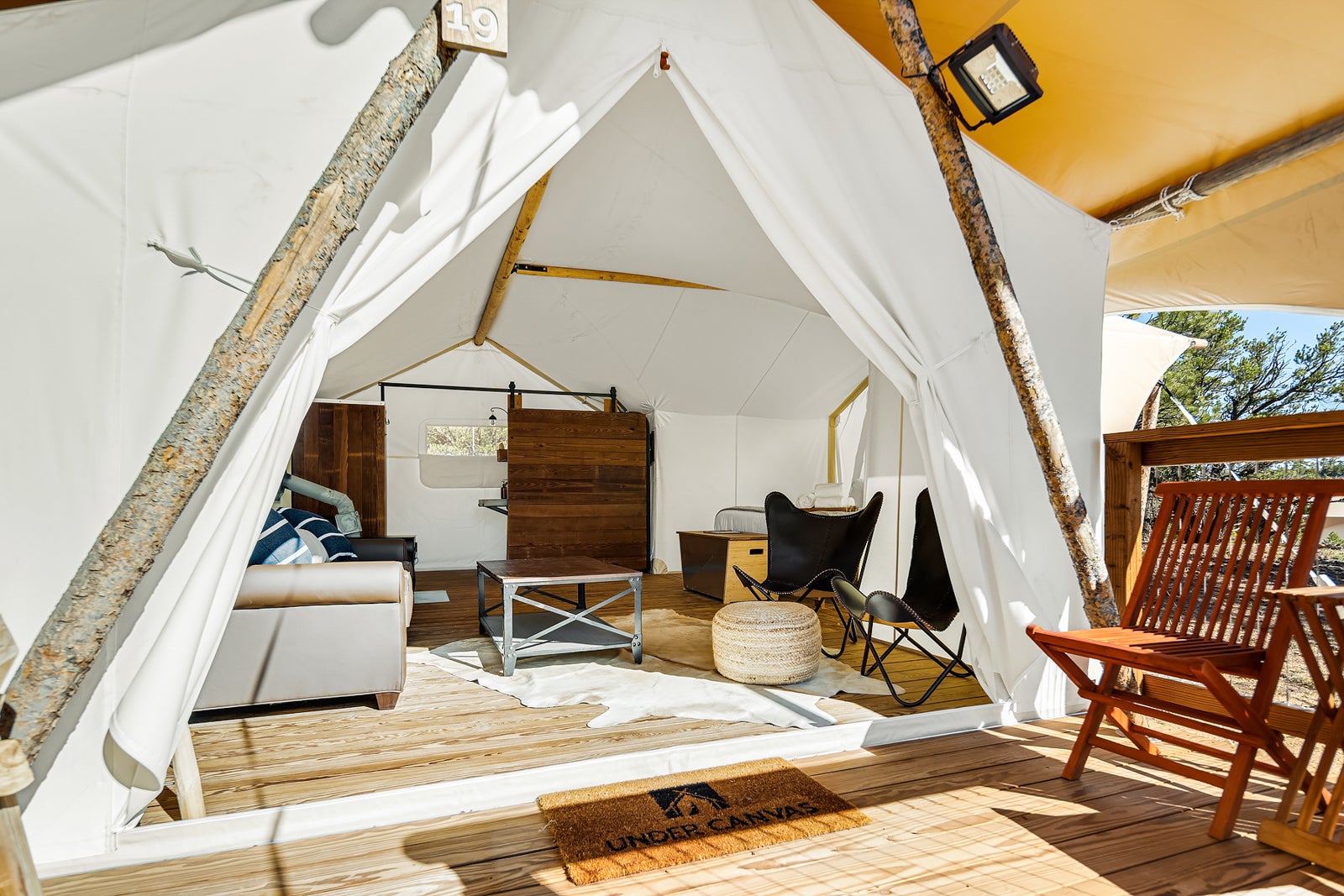 glamping tent